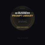 Ultimate AI Business Prompt Library - 455-page PDF cover (temporary placeholder image)